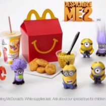 Despicable Me 2 McDonald Happy Meal toy Minions