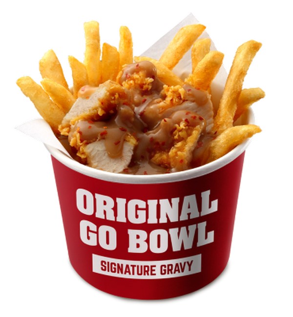 KFC Malaysia Introduced new GO BOWL! Crispier Fries with Cheese Sauce
