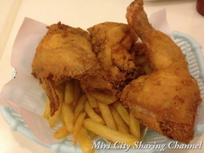 Chicken in Basket with French Fries
