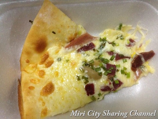 Carbonara Pizza slice