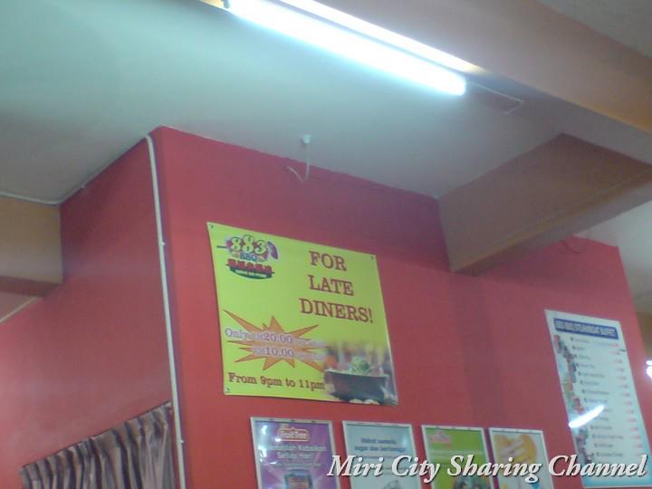 Discount price for late dinner