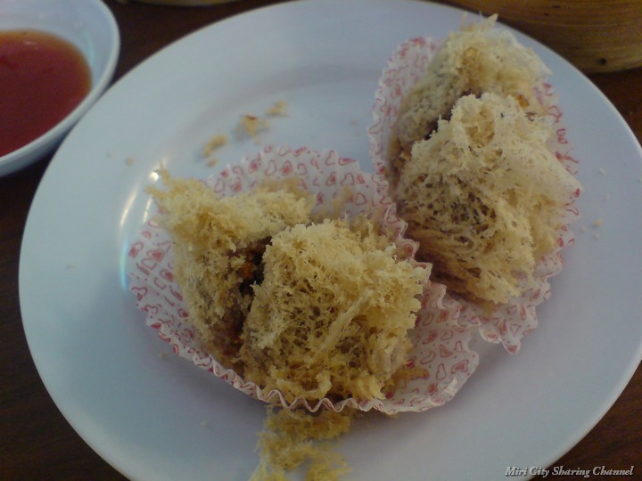 Fried char siu yam cake 炸芋头叉烧