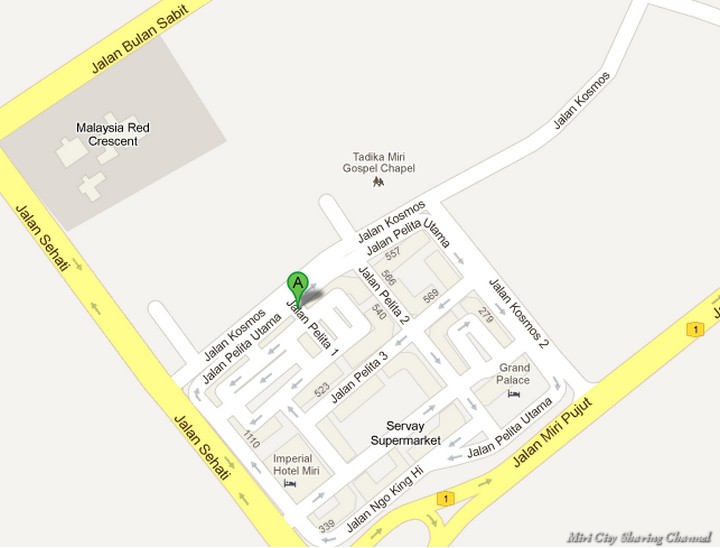 Restoran Al-Asna Pelita Miri Map