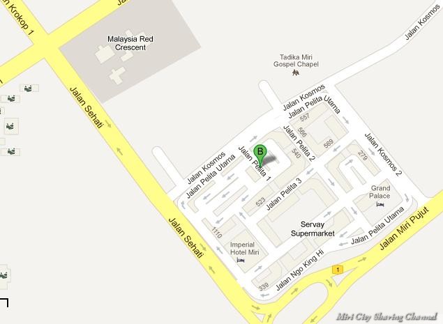 Nine2Five Restaurant Map Miri