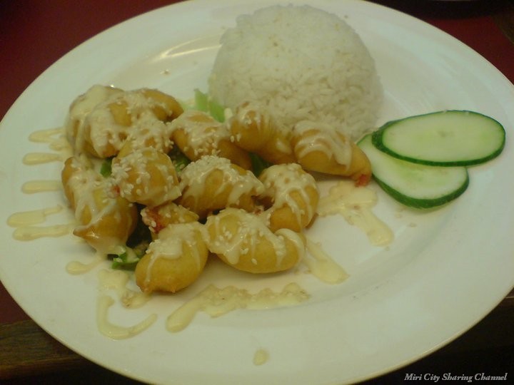 Salad Prawn rice