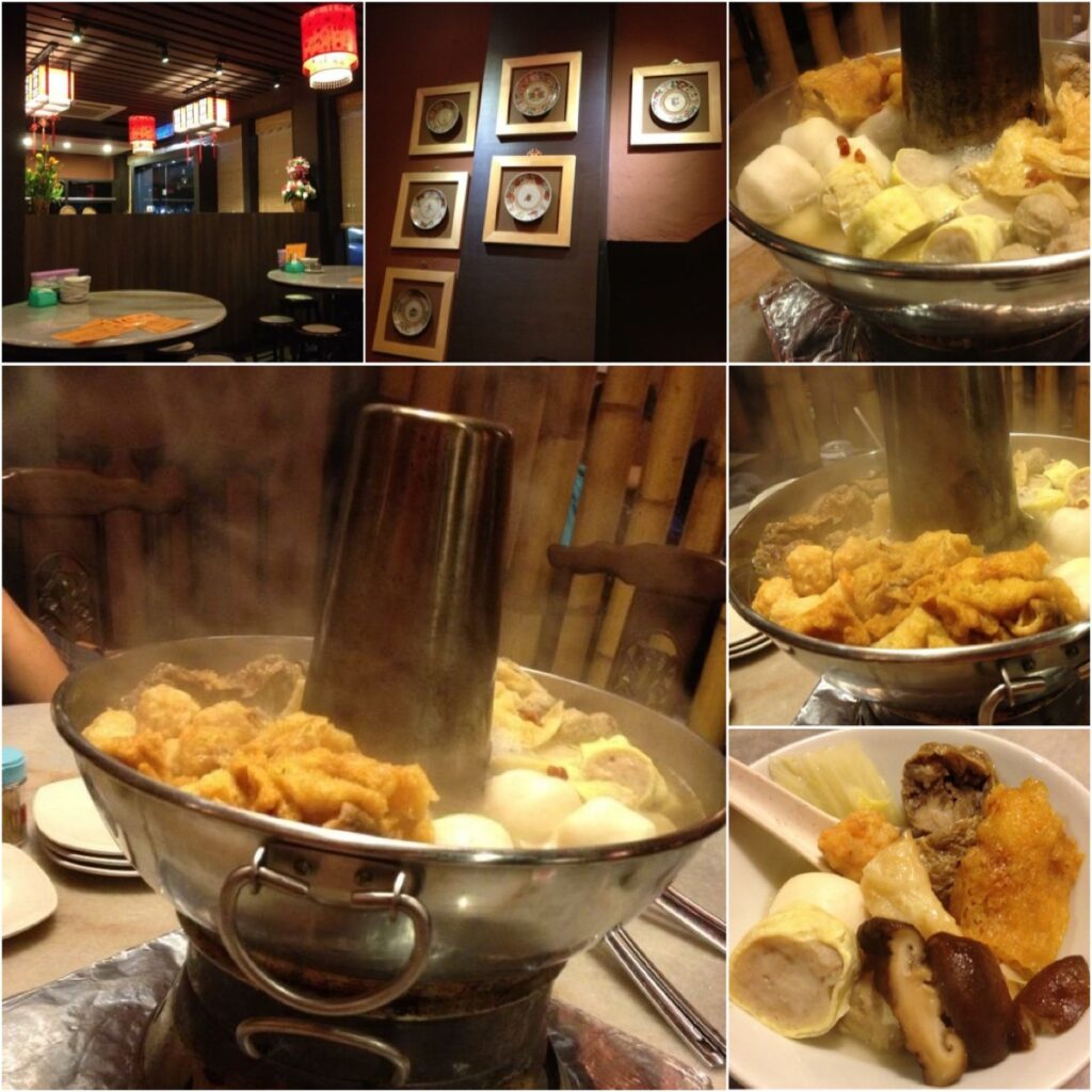 Charcoal Steamboat at Lao Yang Restaurant