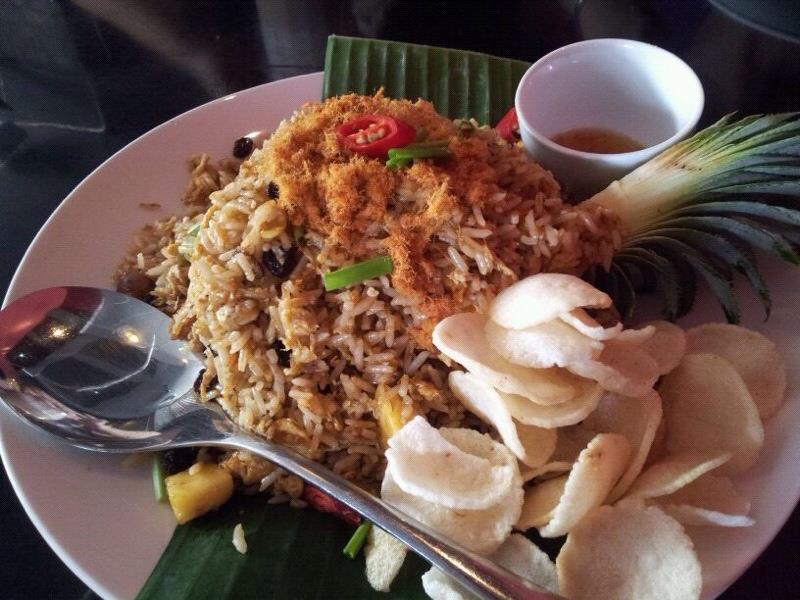 Nyonya Style Pineapple Fried Rice