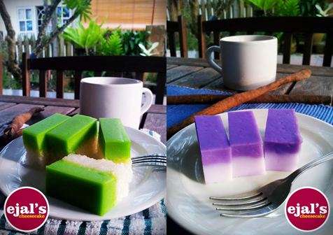 Ejal's Seri Muka Pandan and Talam Keladi