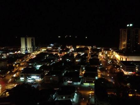Miri City Night View from Sky Garden