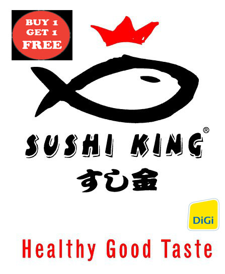 Sushi King Buy 1 Get 1 Free Promotion with Digi