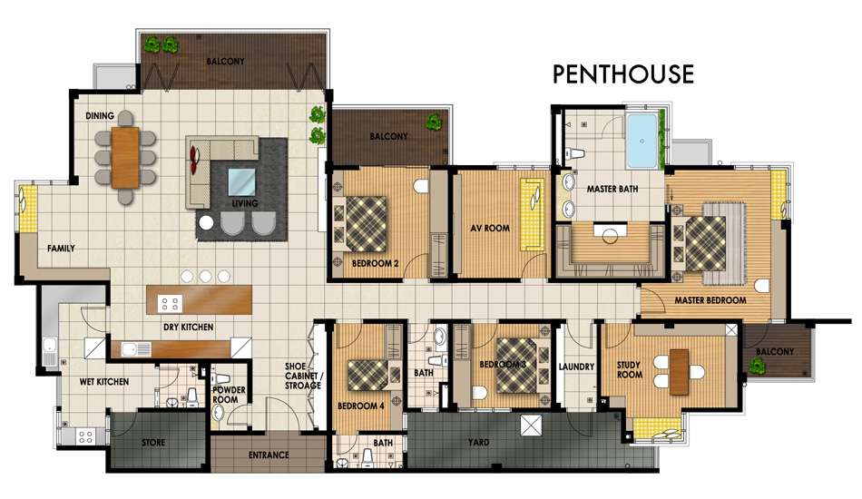 Homelite Resort Apartment Penthouse