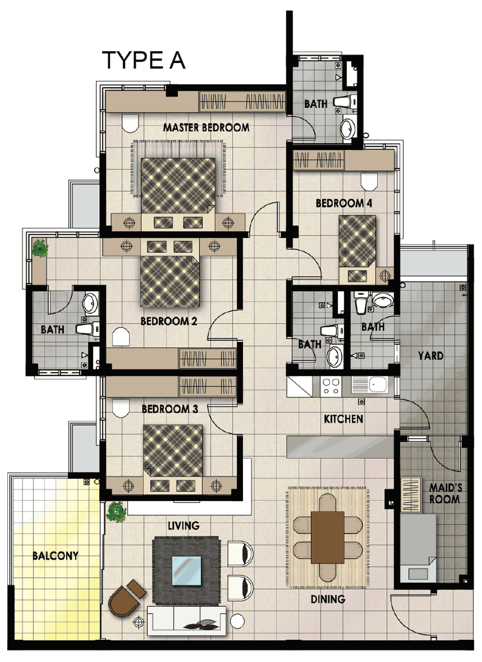 Homelite Resort Apartment Type A