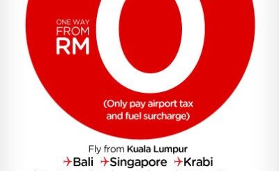 AirAsia Zero Fares Air Tickets For Grab