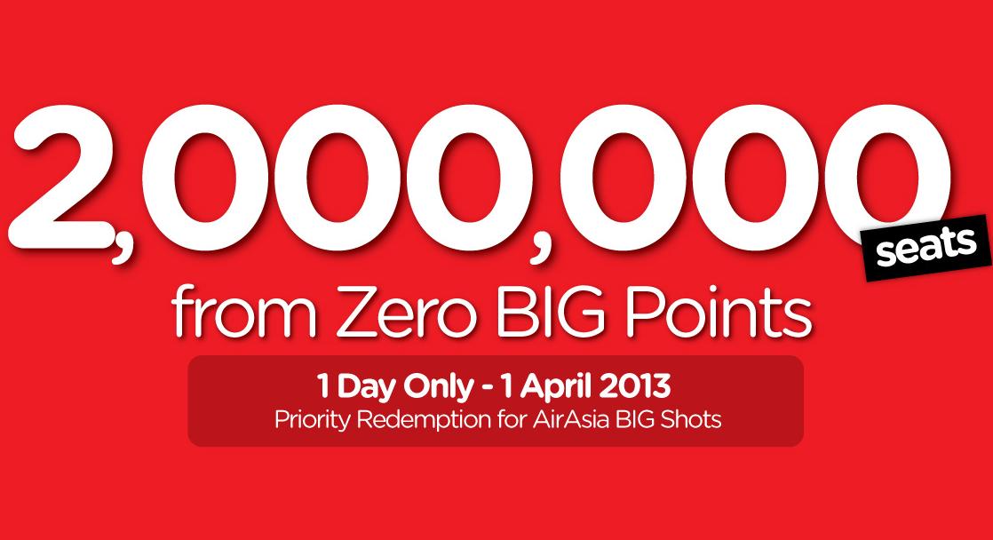 AirAsia 2 millions promotional and free seats