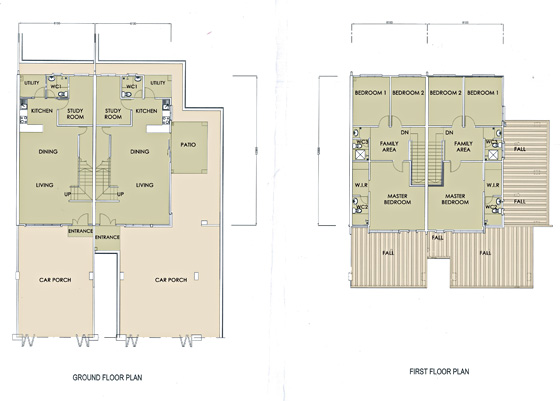 Citrus Double-Storey Terrace House Floor Plan