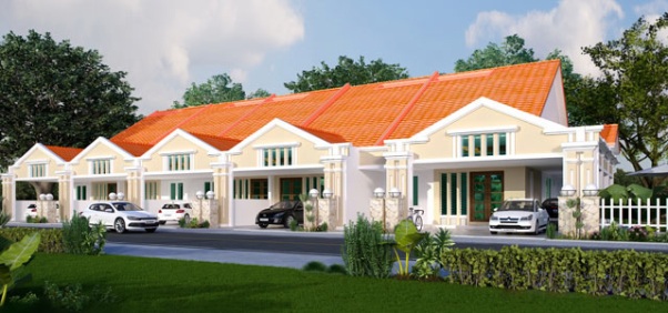 Palm Villa 5 Single Storey Terrace House