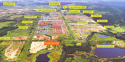 Pusat Bandar  Location Map