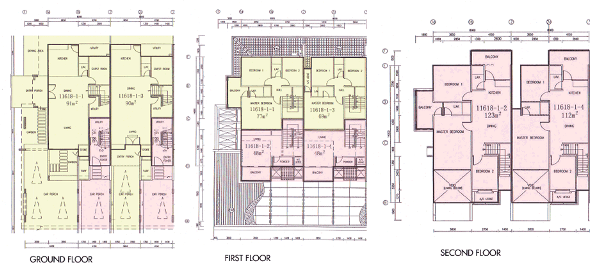homelite townhouse floor plan
