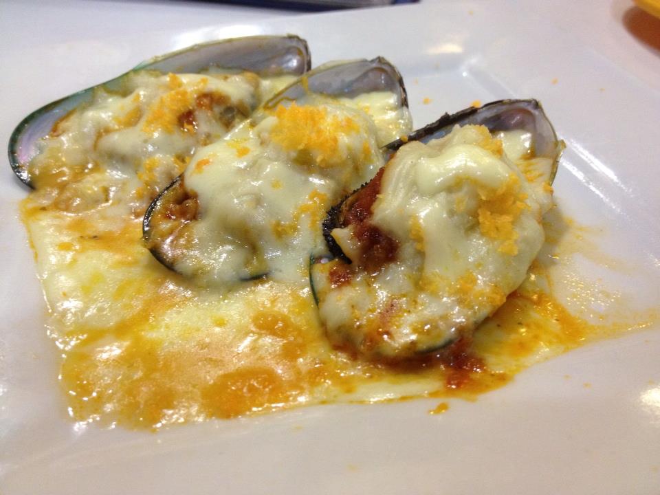 Baked Cheese Mussels at PP Cafe, Pelita Miri