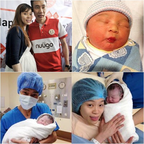 Chong Wei and Mew Choo baby boy Kingston Lee
