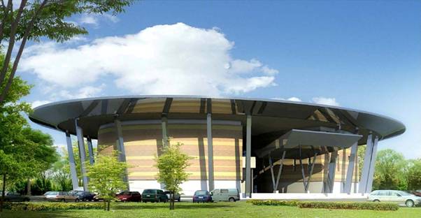 Curtin Sarawak Chancellery Building Artist impression