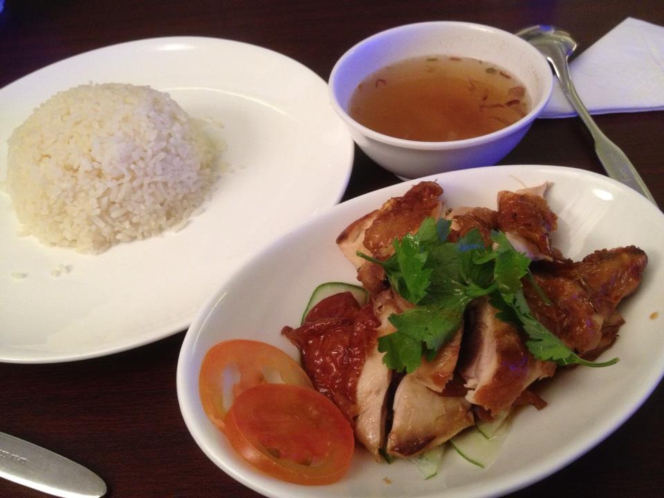 Fried Chicken Rice at Ming Xin Coffee House