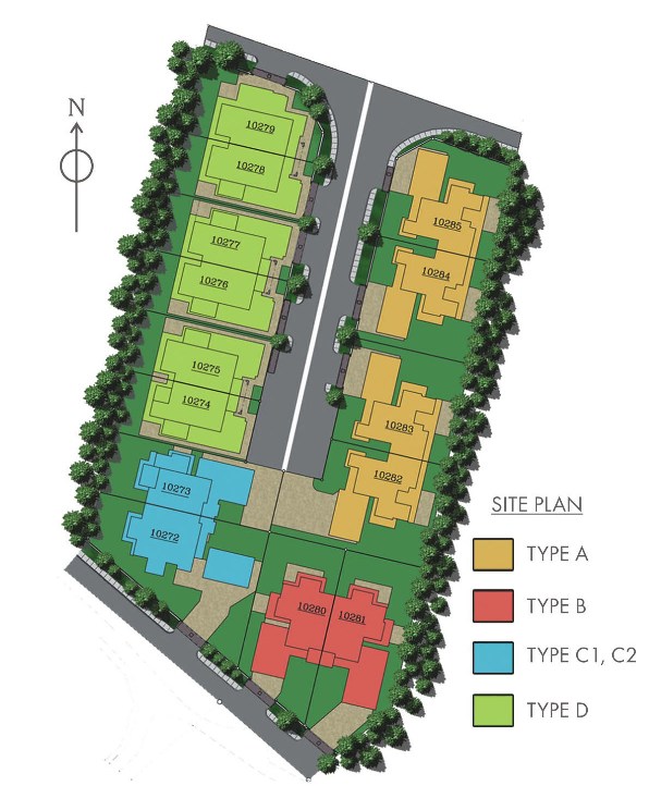 Green Hills project site plan
