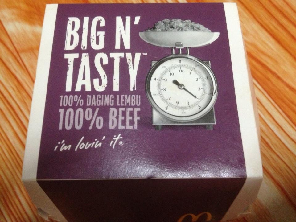 McDonald Big N Tasty Burger