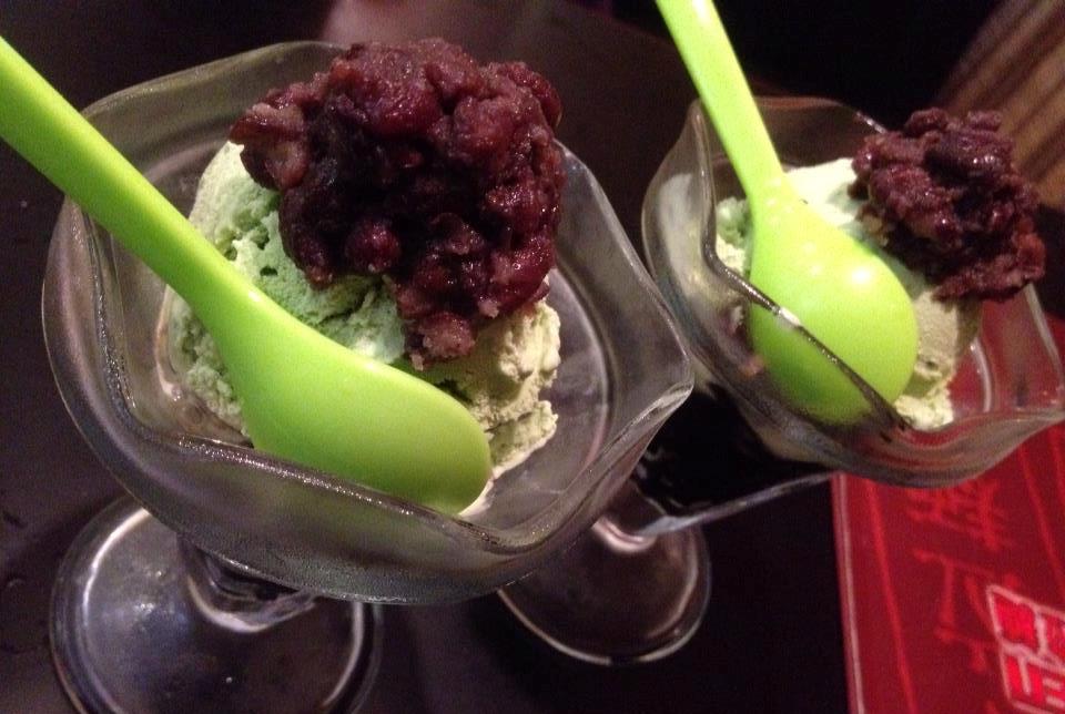 Red Bean Cincau Macha Ice-Cream at Ajisen Ramen Miri