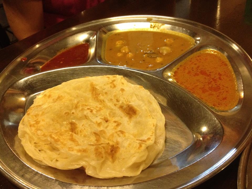 Roti Canai at Banana Leaf Rice Miri