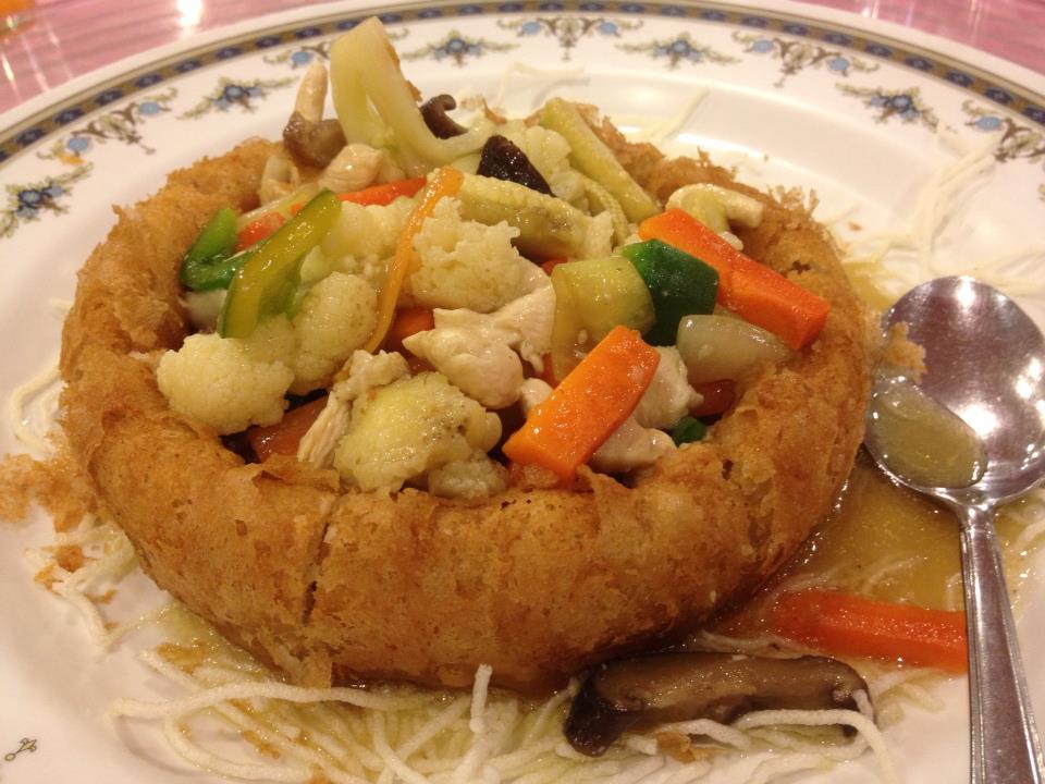 Yam Basket at Golden Restaurant Miri