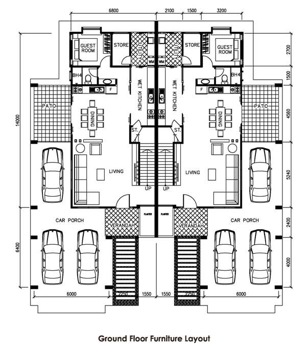 ground floor plan picasso villa