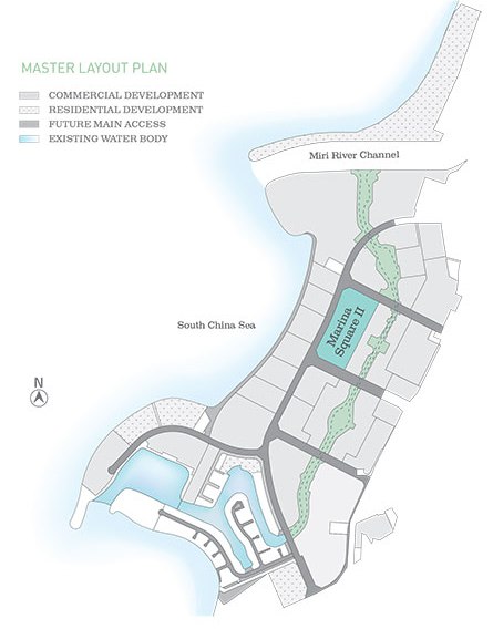 Master Layout Plan Marina ParkCity Miri