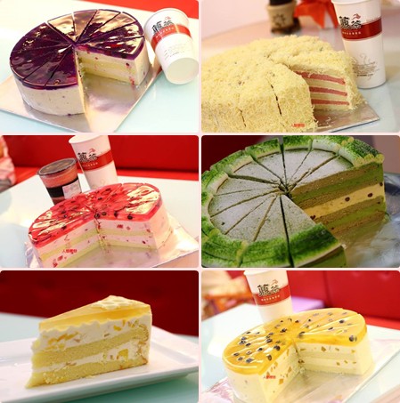 Superb Delicious Cakes found at Ding Tea Miri