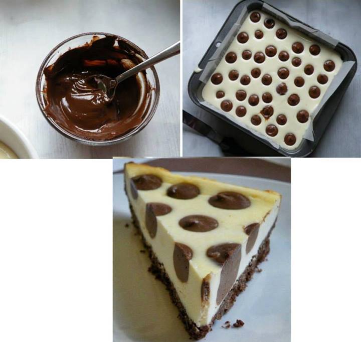 Chocolate Polka Dot Cheesecake