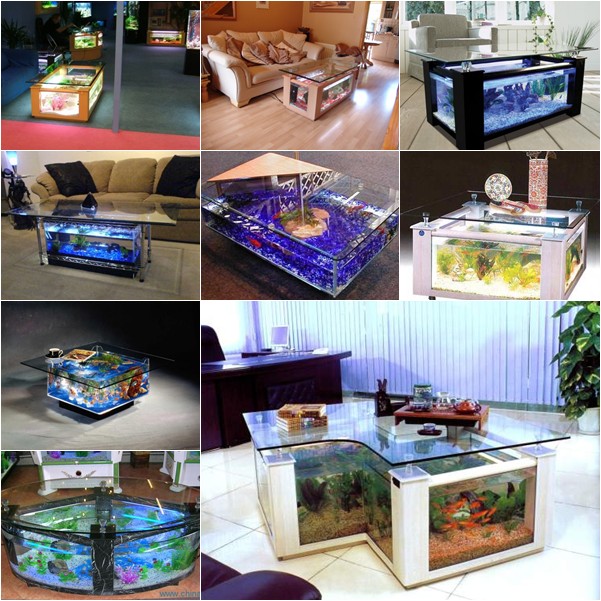 Fish Tank Aquarium Decoration Ideas for Living Room