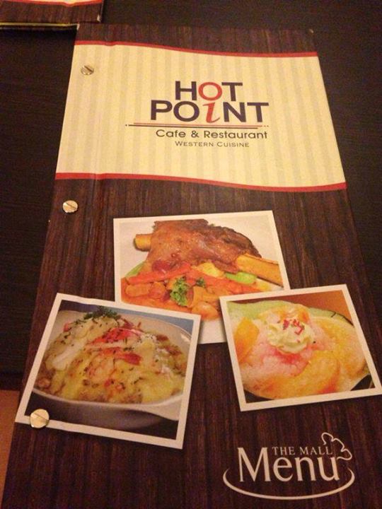 Hot Point Cafe Menu