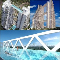 The World’s Scariest Skybridge Swimming Pool – Miri City Sharing