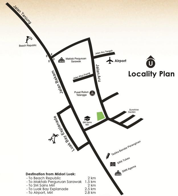 MIDORI LUAK Location Map