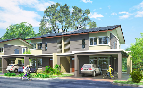 Naim Arista Double Storey Semi-Detached House