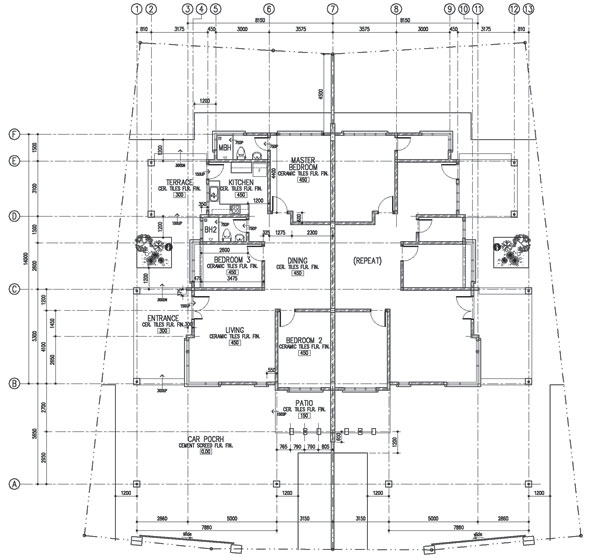 greenville phase4 Single Storey Semi D Floor plan