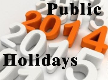 Public Holidays 2014 Malaysia
