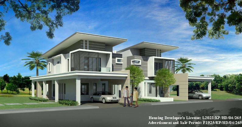 Grace Avenue Miri Double Storey Semi Detached Houses