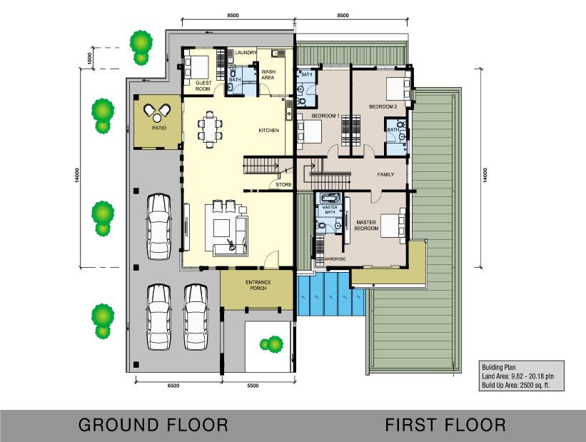 Grace Avenue Miri Double Storey SemiD floor plan