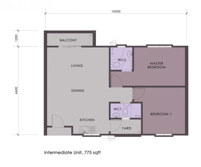 Bahagia Residences Intermediate Unit