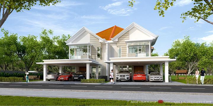 Beautiful Modern Design Double Storey Semi Detached House 2