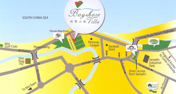 locality map Bayshore Villa