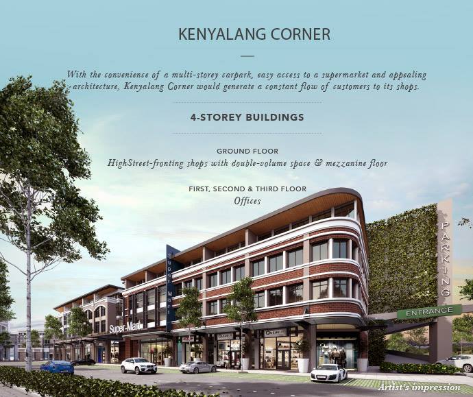 Kenyalang Corner at Arcadia Square, Marina Parcity Miri