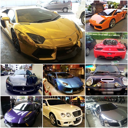 Luxury Super Cars Photos in Miri City