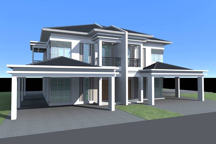 Homemas Development Miri Double Storey Semi Detached House